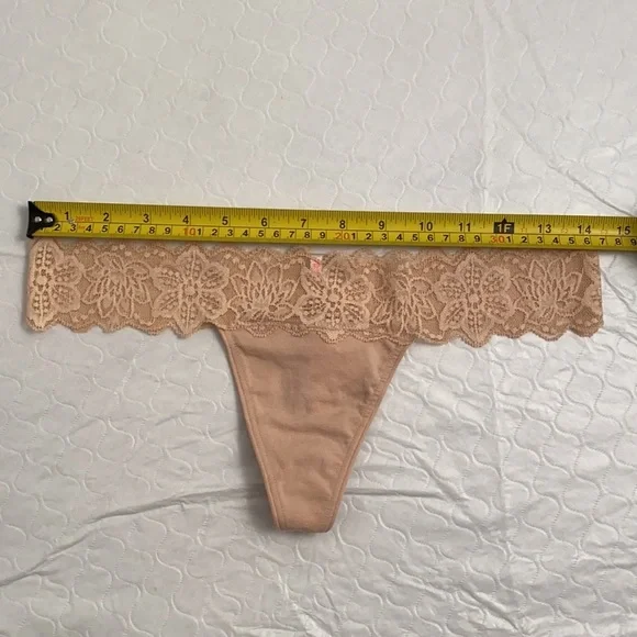 Victoria’s Secret PINK nude thong panty M - Picture 7 of 9